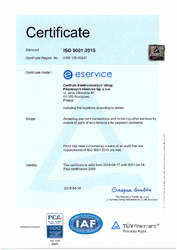 ISO 9001:2015 Certificate
